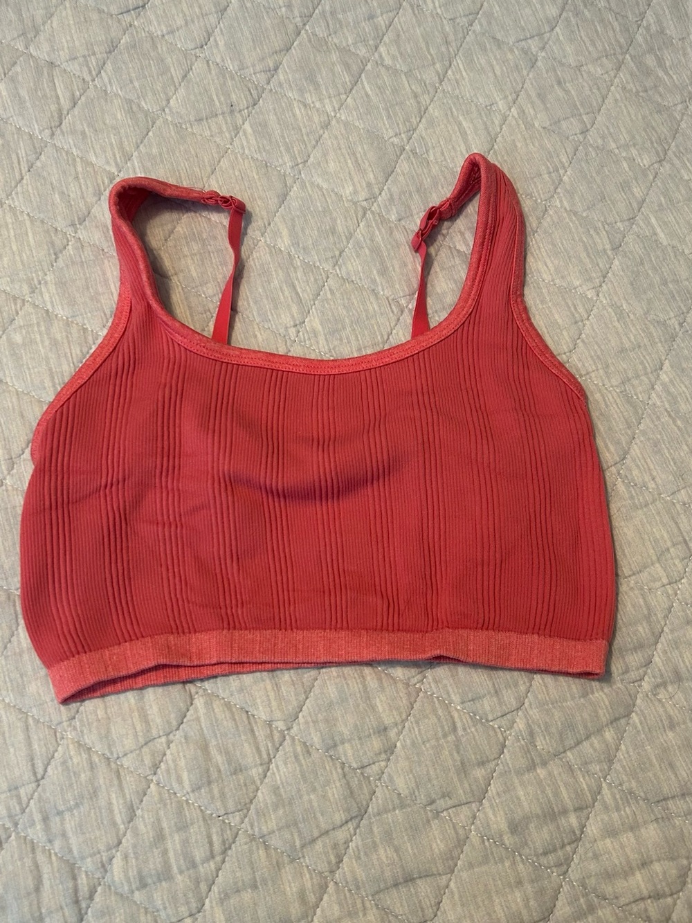 Ribbed pink Bralette — Women Intimates & Sleepwear
